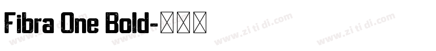 Fibra One Bold字体转换